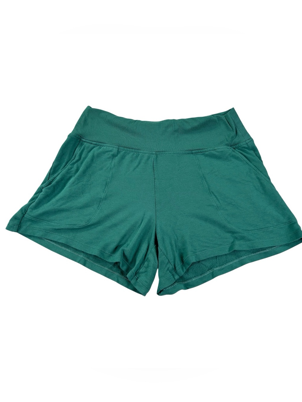 Athleta Coaster Luxe High Rise Shortie Women’s L Trillium Green Quiet Luxury